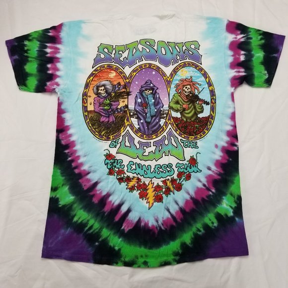 Grateful Dead Seasons of Dead Endless Tour Tie Dye Licensed Band T-Shirt… - Picture 3 of 7